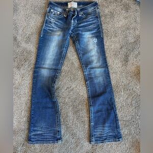 Big Star Blue Boot Cut Jeans for Women